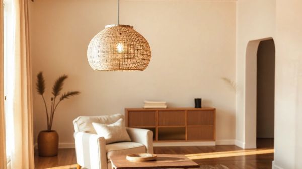 Explore the benefits of natural fibre lampshades for decor
