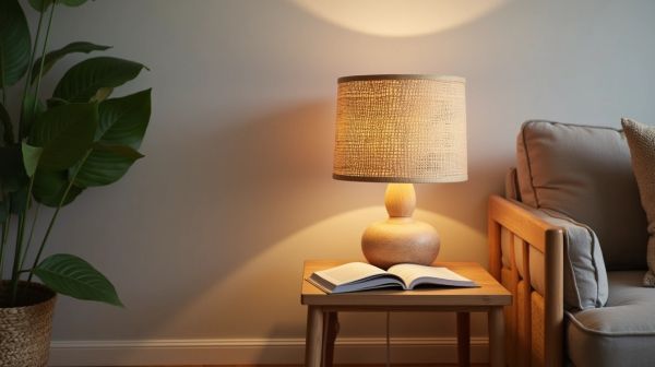 Upgrade your home with a natural fibre lampshade