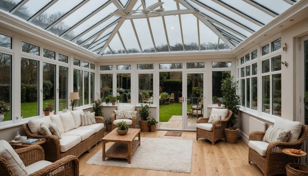 How do you effectively heat a conservatory during the UK winter?